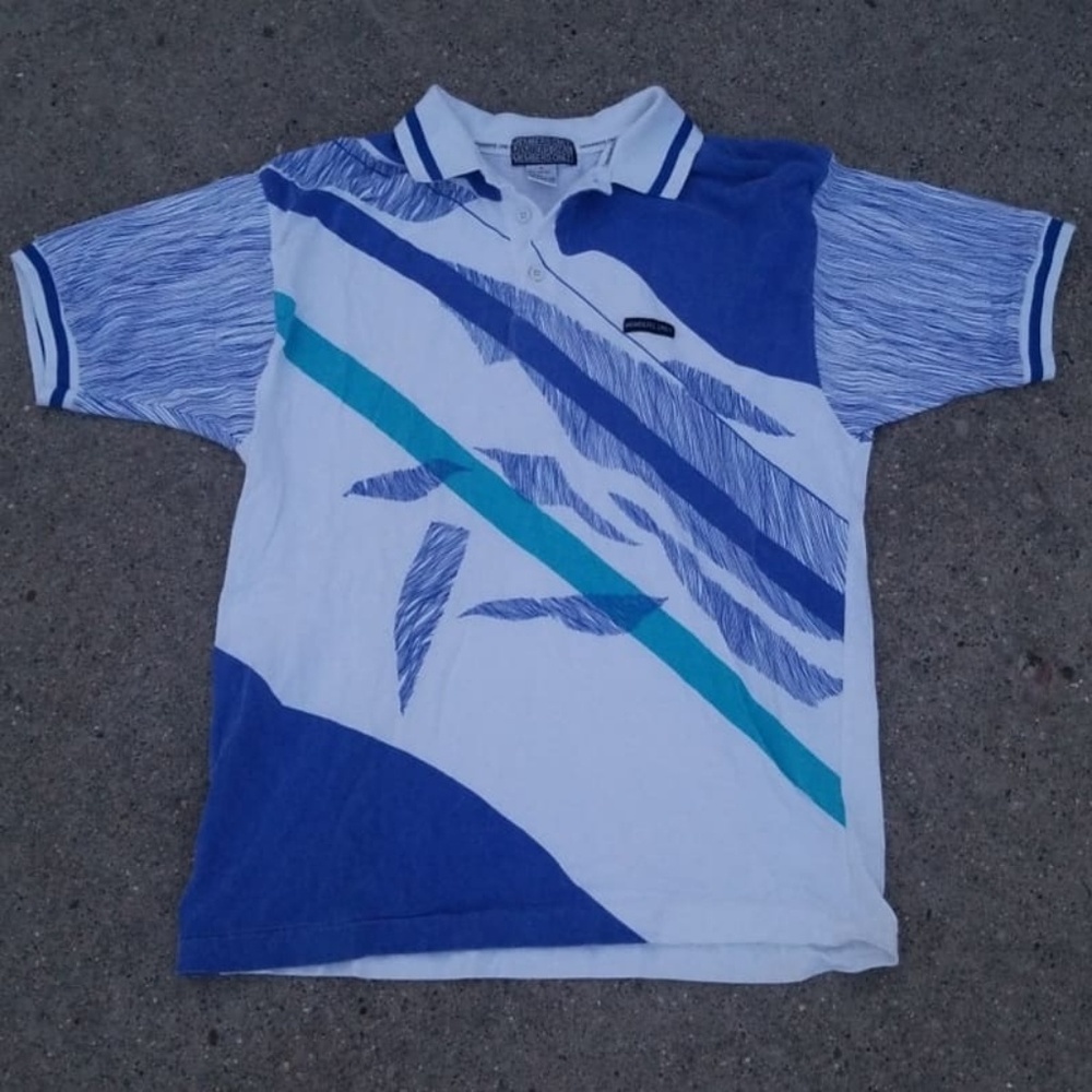 Vintage Members Only Polo Medium 90's Vibes